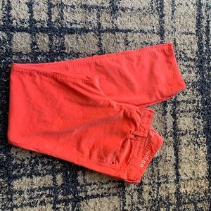 Peach corduroy pants